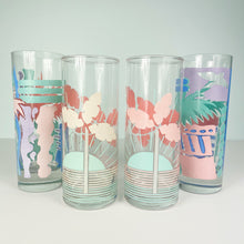 Load image into Gallery viewer, vintage home decor 80s drinking glasses