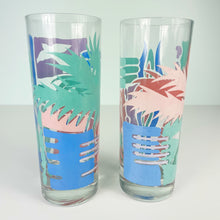 Load image into Gallery viewer, vintage home decor 80s drinking glasses