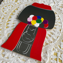 Load image into Gallery viewer, vintage-home-decor-80s-mirrored-bubblegum-wall-hanging