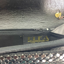 Load image into Gallery viewer, vintage home decor black mesh metal handbag