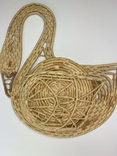 Load image into Gallery viewer, vintage home decor boho wall rattan swan trivets
