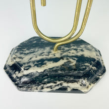 Load image into Gallery viewer, vintage home decor brass stone large paper holder