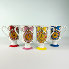 Load image into Gallery viewer, vintage home decor colorful coffee time mugs