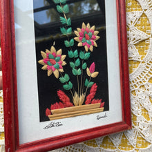 Load image into Gallery viewer, vintage home decor dried wheat art