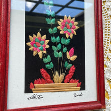 Load image into Gallery viewer, vintage home decor dried wheat art