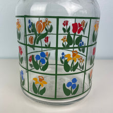 Load image into Gallery viewer, vintage home decor floral jar