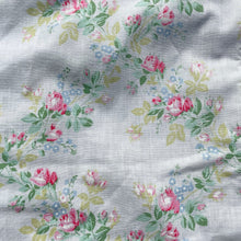 Load image into Gallery viewer, vintage home decor floral ruffled vintage sheet