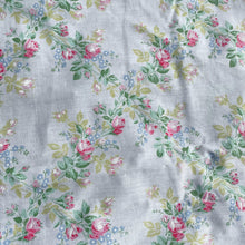 Load image into Gallery viewer, vintage home decor floral ruffled vintage sheet