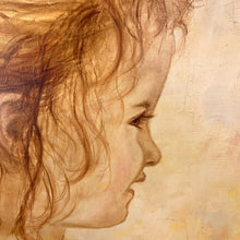 Load image into Gallery viewer, vintage home decor framed painting head study