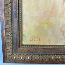 Load image into Gallery viewer, vintage home decor framed painting head study