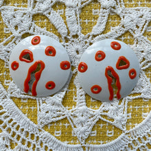 Load image into Gallery viewer, vintage home decor funky 80s earrings