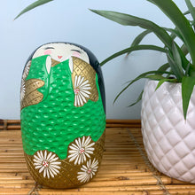 Load image into Gallery viewer, vintage home decor geisha wooden bank