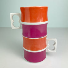 Load image into Gallery viewer, vintage home decor germany block ceramics mugs