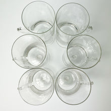 Load image into Gallery viewer, vintage home decor glass pedestal mugs