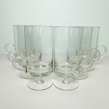Load image into Gallery viewer, vintage home decor glass pedestal mugs