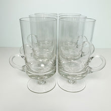 Load image into Gallery viewer, vintage home decor glass pedestal mugs