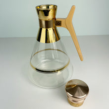 Load image into Gallery viewer, vintage home decor gold embellished mcm decanter