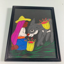 Load image into Gallery viewer, vintage home decor neon painted villagers