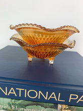 Load image into Gallery viewer, vintage home decor peach candy dish