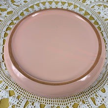 Load image into Gallery viewer, vintage home decor pink ceramic chip and dip platter