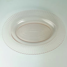 Load image into Gallery viewer, vintage home decor pink depression glass oval platter
