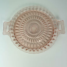 Load image into Gallery viewer, vintage home decor pink glass platter set