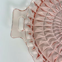 Load image into Gallery viewer, vintage home decor pink glass platter set