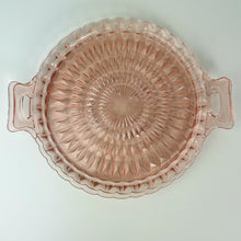 Load image into Gallery viewer, vintage home decor pink glass platter set