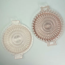 Load image into Gallery viewer, vintage home decor pink glass platter set