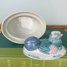 Load image into Gallery viewer, vintage home decor porcelain rooster trinket box