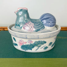 Load image into Gallery viewer, vintage home decor porcelain rooster trinket box