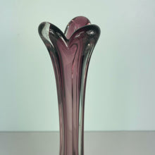 Load image into Gallery viewer, vintage home decor purple swung glass