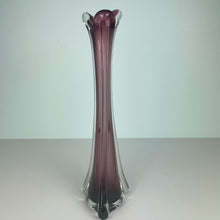 Load image into Gallery viewer, vintage home decor purple swung glass