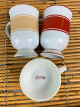 Load image into Gallery viewer, vintage home decor retro striped mugs