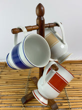 Load image into Gallery viewer, vintage home decor retro striped mugs