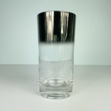 Load image into Gallery viewer, vintage home decor silver dipped mcm drinking glass set-