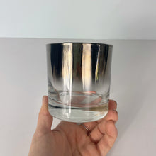 Load image into Gallery viewer, vintage home decor silver dipped rocks glasses