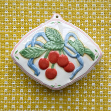 Load image into Gallery viewer, vintage home decor vintage kitchen lemons and cheeries wall hangings