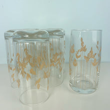 Load image into Gallery viewer, vintage home decor wheat drinking glasses