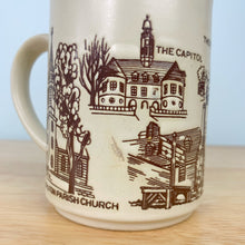 Load image into Gallery viewer, vintage home decor williamsburg mug