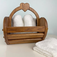Load image into Gallery viewer, vintage home decor wooden basket