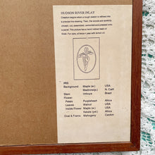 Load image into Gallery viewer, vintage home decor wooden iris