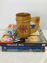 Load image into Gallery viewer, vintage home decor wooden mug