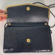 Load image into Gallery viewer, vintage home decor black mesh metal handbag
