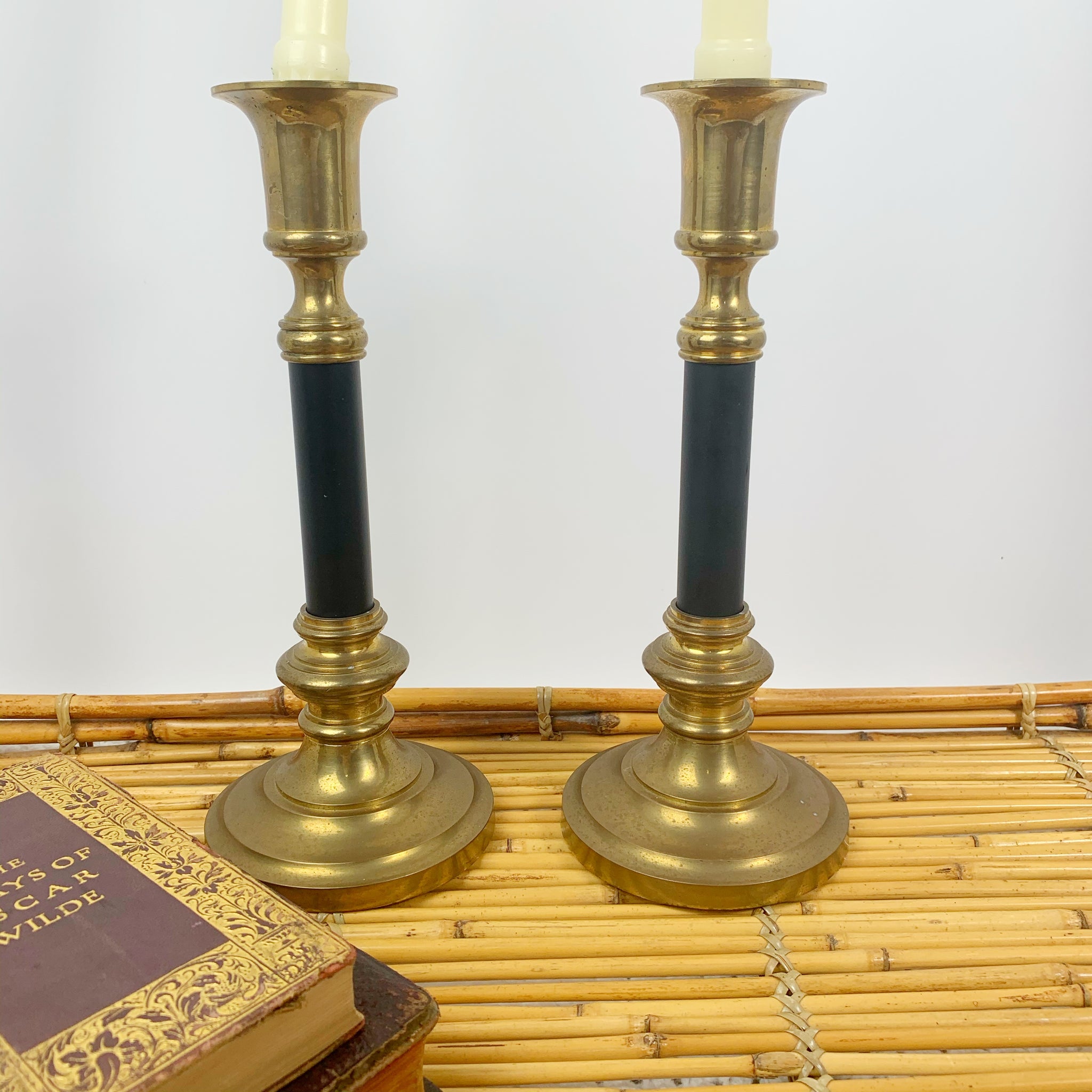 Brass candlestick holders, sold individually in varying sizes. Elevate your  ambiance with these timeless brass candlesticks
