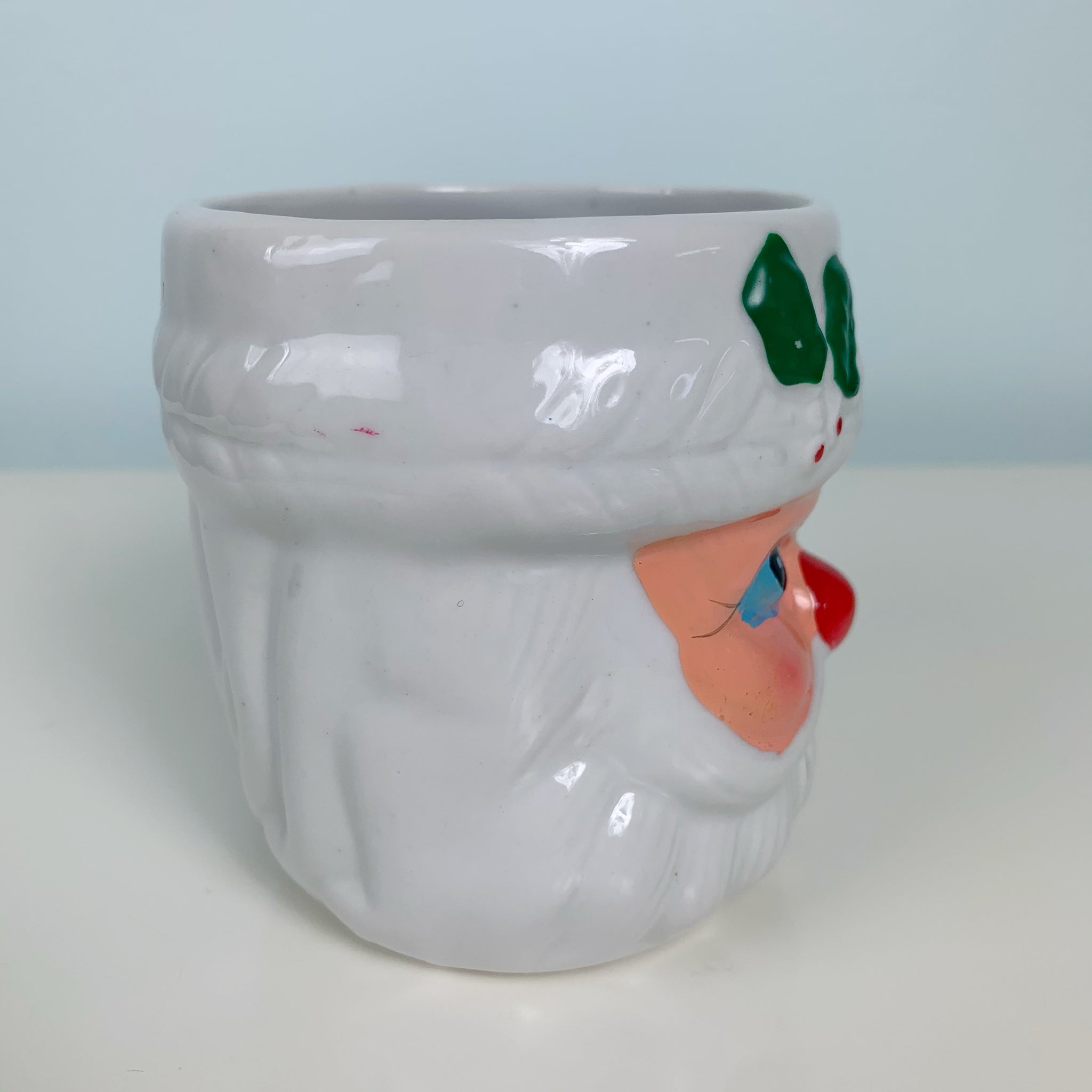 blue-eyed santa mug – old soul goods