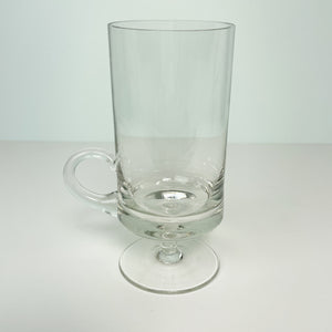 vintage home decor glass pedestal mugs