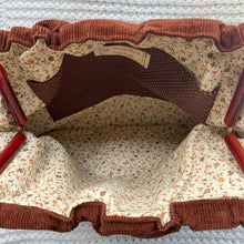 Load image into Gallery viewer, vintage home decor handmade handle handbag
