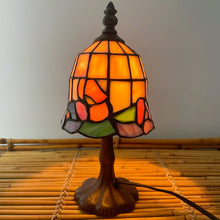 Load image into Gallery viewer, vintage home decor mini tiffany style lamp
