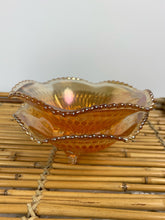 Load image into Gallery viewer, vintage home decor peach candy dish

